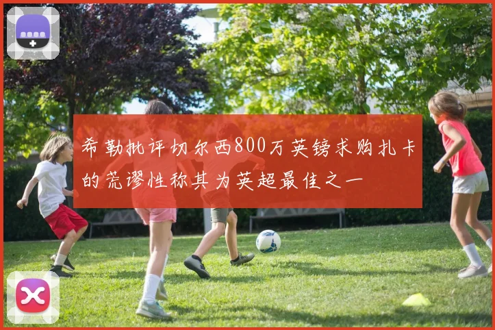 希勒批评切尔西800万英镑求购扎卡的荒谬性称其为英超最佳之一